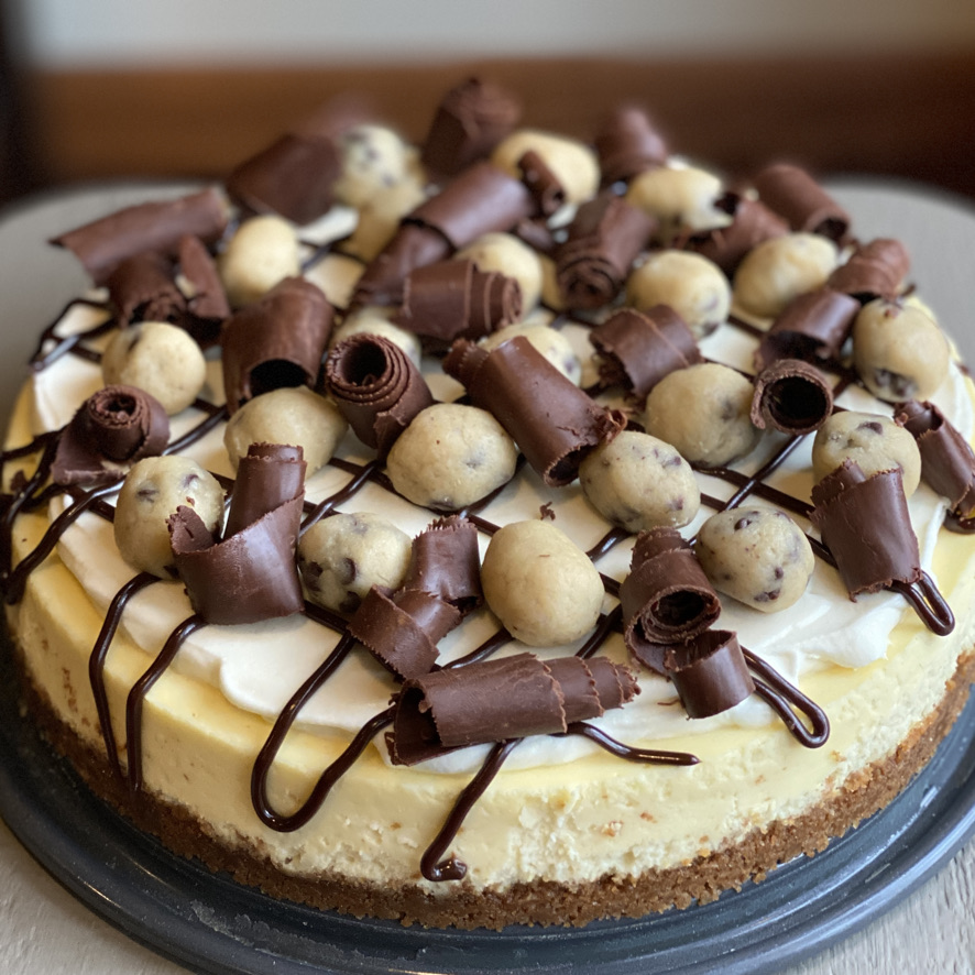 Chocolate Chip Cookie dough cheesecake